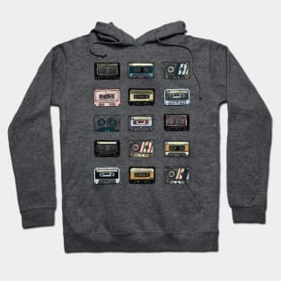 audio music cassettes, tapes Hoodie